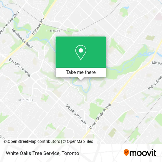 White Oaks Tree Service map