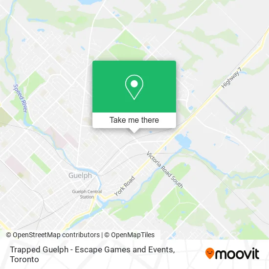 Trapped Guelph - Escape Games and Events map