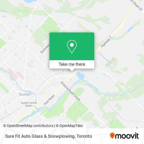 Sure Fit Auto Glass & Snowplowing map