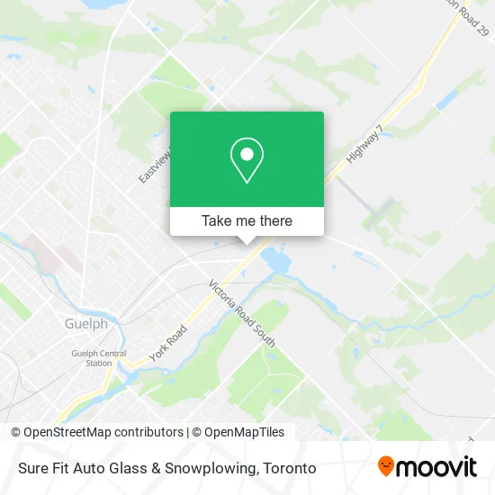 Sure Fit Auto Glass & Snowplowing map