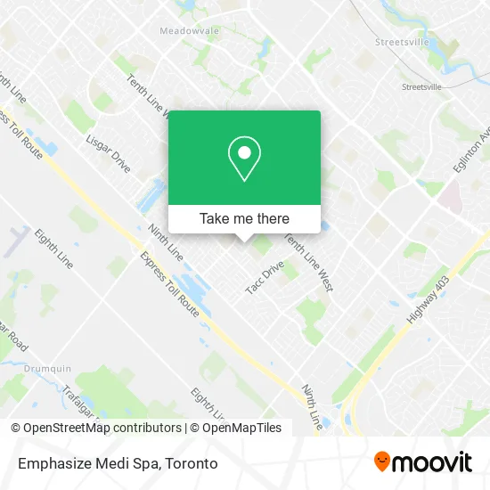 Emphasize Medi Spa map