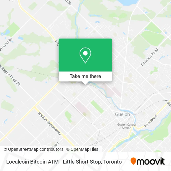 Localcoin Bitcoin ATM - Little Short Stop map