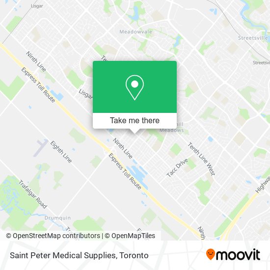 Saint Peter Medical Supplies map