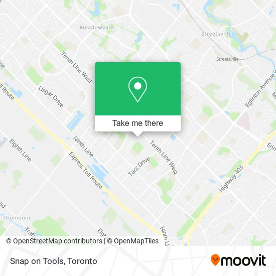 Snap on Tools map