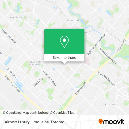 Airport Luxury Limousine map