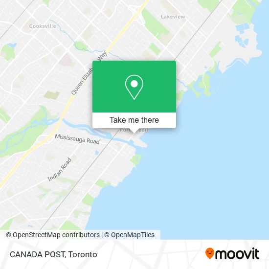 CANADA POST map