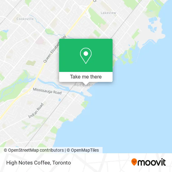 High Notes Coffee map