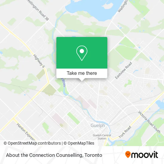 About the Connection Counselling map