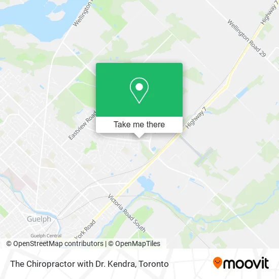 The Chiropractor with Dr. Kendra map