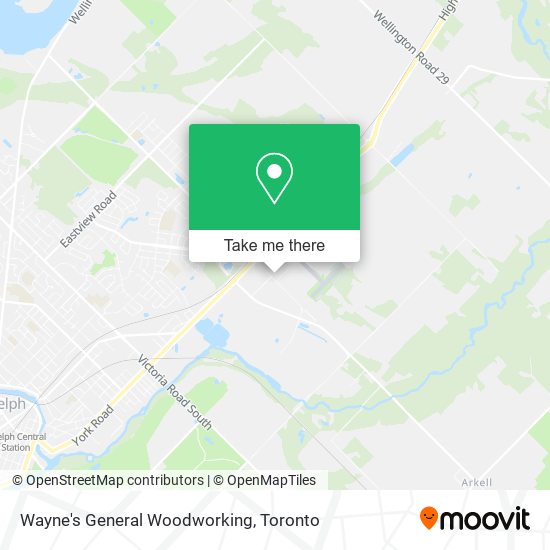 Wayne's General Woodworking map