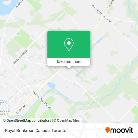 Royal Brinkman Canada map