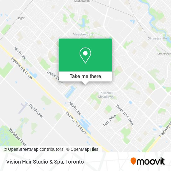 Vision Hair Studio & Spa map