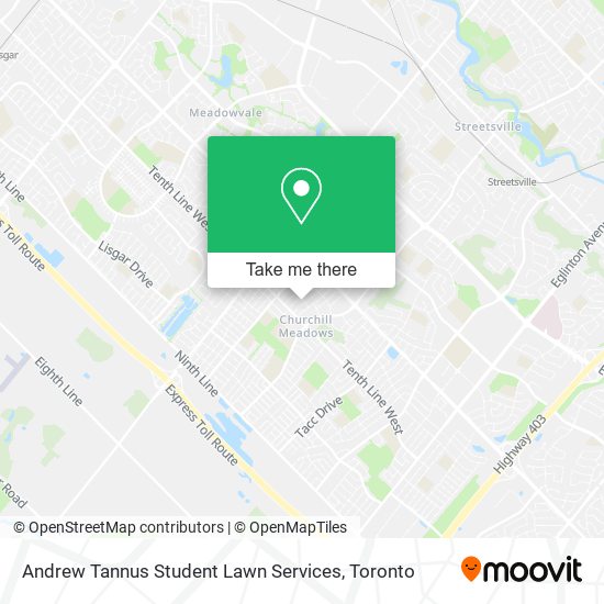 Andrew Tannus Student Lawn Services map