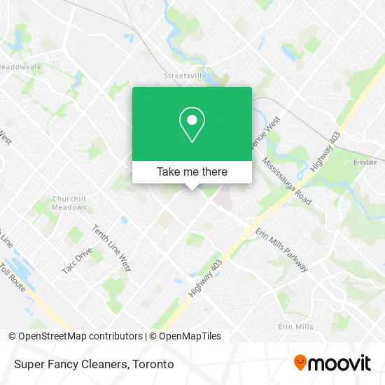 Super Fancy Cleaners map