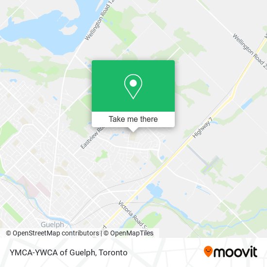 YMCA-YWCA of Guelph map