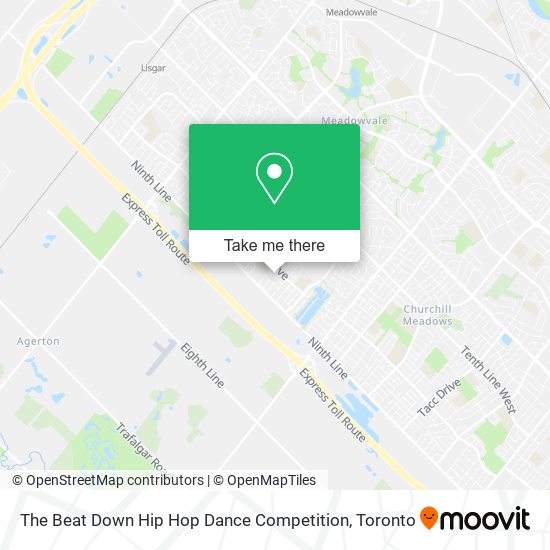 The Beat Down Hip Hop Dance Competition map