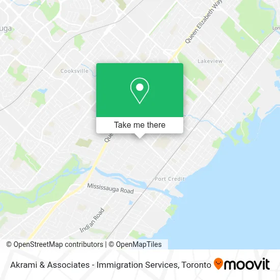 Akrami & Associates - Immigration Services map