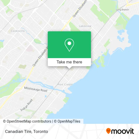 Canadian Tire map