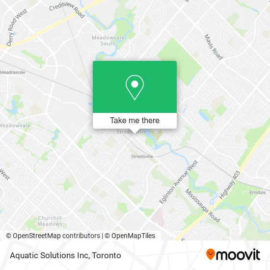 Aquatic Solutions Inc map