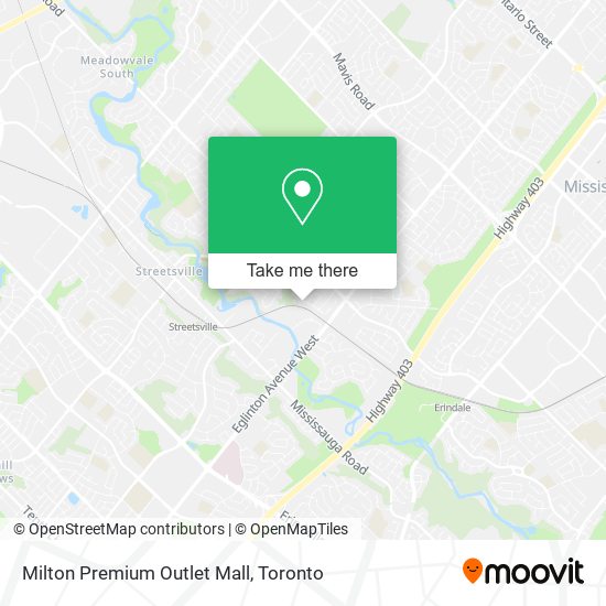 Milton Premium Outlet Mall plan