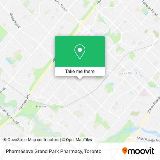 Pharmasave Grand Park Pharmacy map