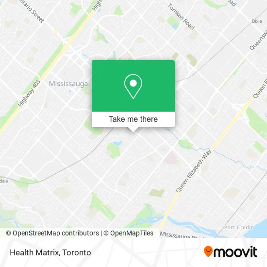 Health Matrix map