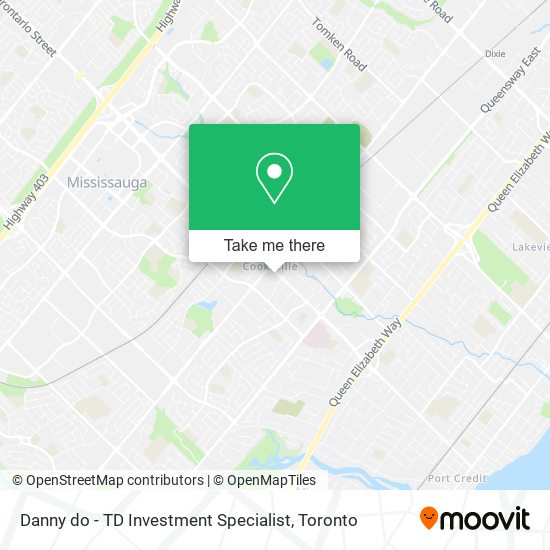 Danny do - TD Investment Specialist map