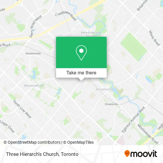 Three Hierarch's Church map