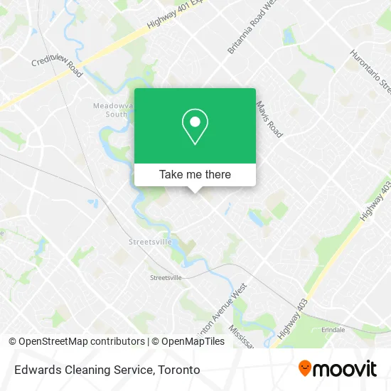 Edwards Cleaning Service map