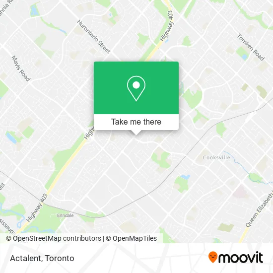 Actalent map