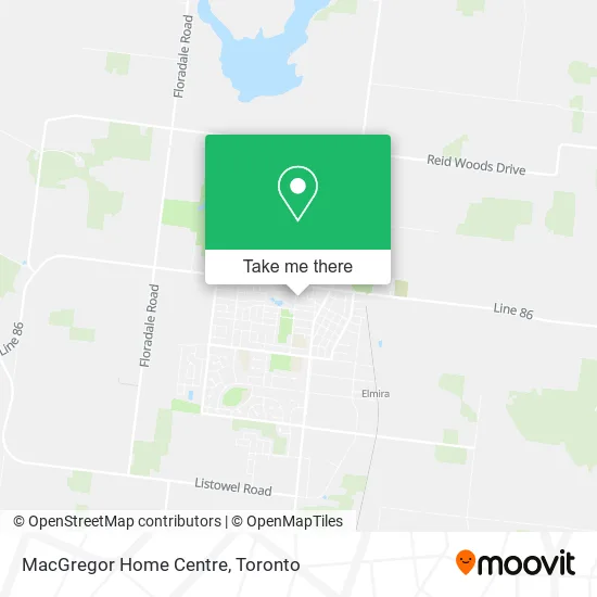 MacGregor Home Centre map