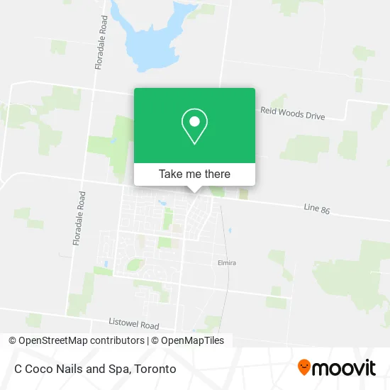 C Coco Nails and Spa map