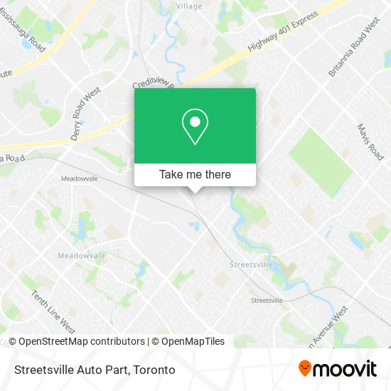 Streetsville Auto Part map