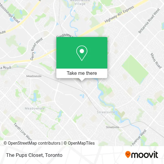 The Pups Closet map