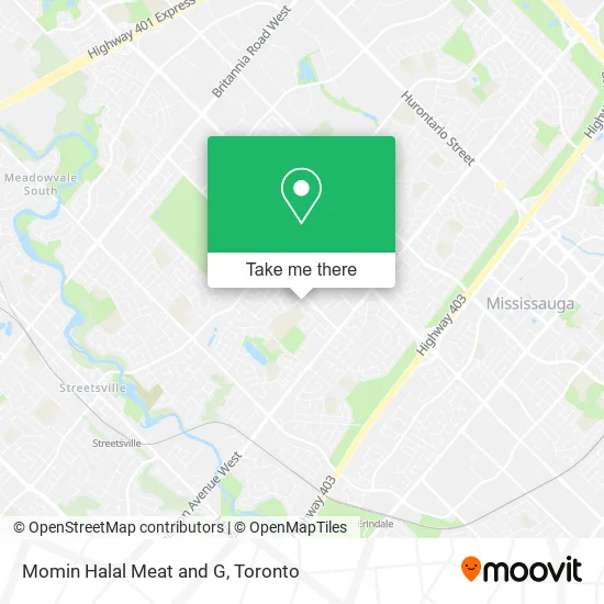 Momin Halal Meat and G map