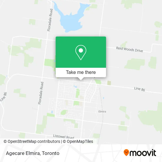 Agecare Elmira map