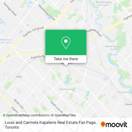 Louis and Carmela Kapeleris Real Estate Fan Page map