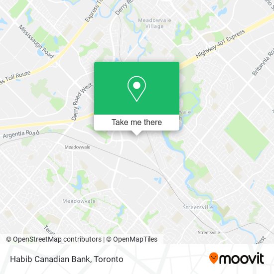 Habib Canadian Bank map