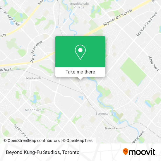 Beyond Kung-Fu Studios map