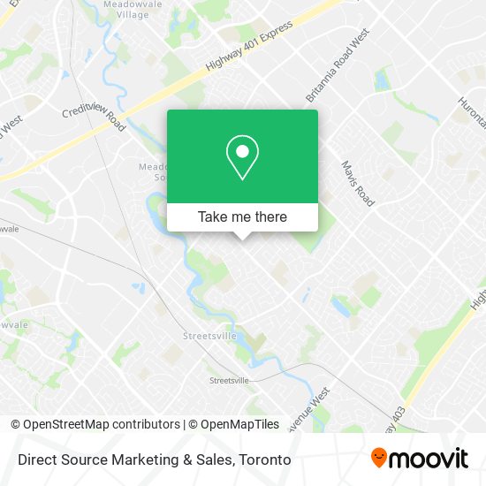 Direct Source Marketing & Sales map