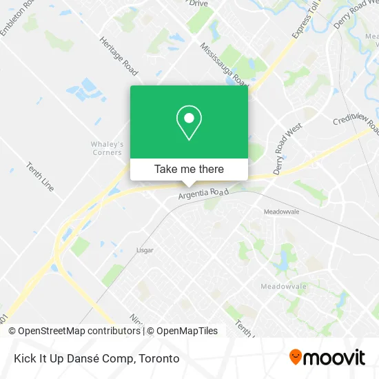 Kick It Up Dansé Comp map