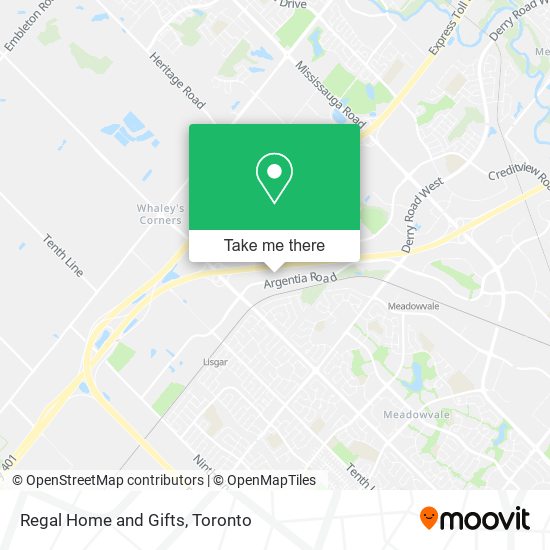 Regal Home and Gifts map