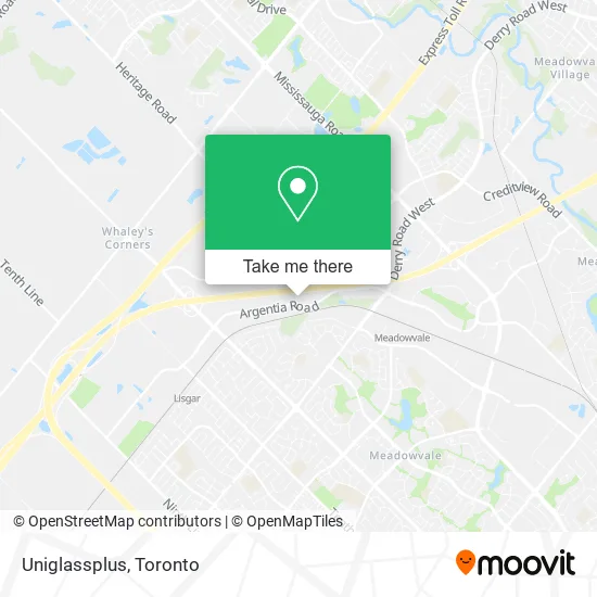 Uniglassplus map