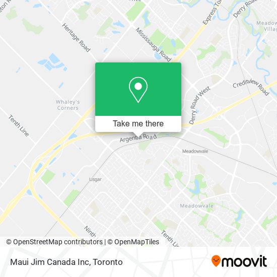 Maui Jim Canada Inc map