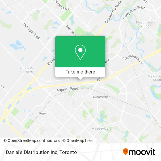 Danial's Distribution Inc map