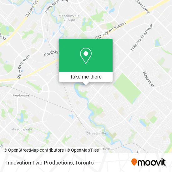 Innovation Two Productions map