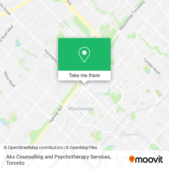 Aks Counselling and Psychotherapy Services map