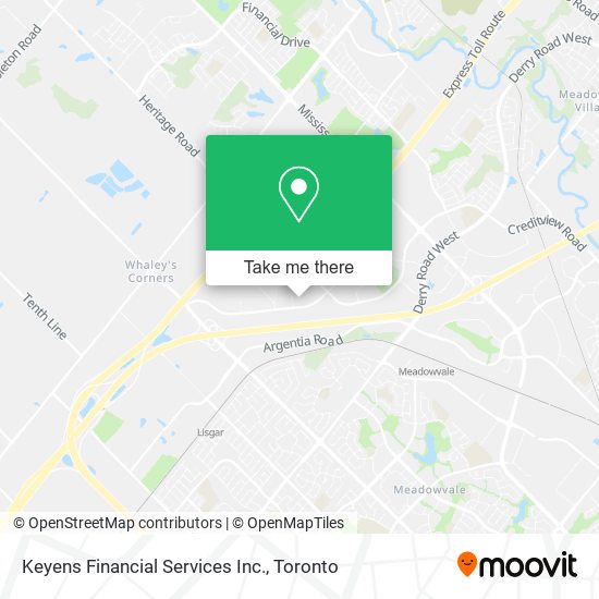Keyens Financial Services Inc. map