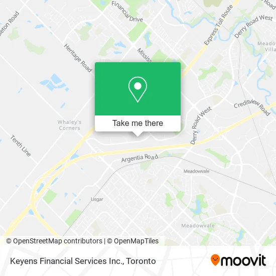 Keyens Financial Services Inc. map