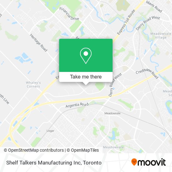 Shelf Talkers Manufacturing Inc map